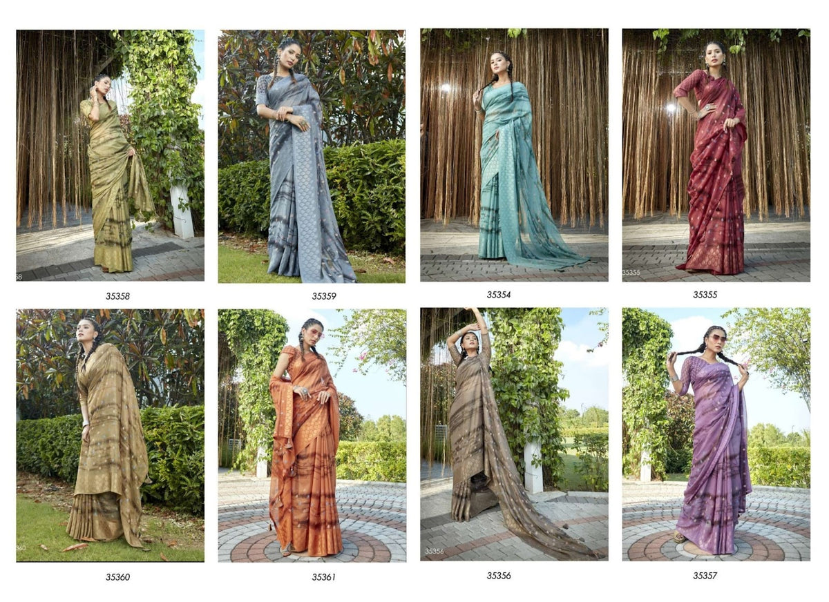 Kushaltam Vallabhi Prints Georgette Sarees