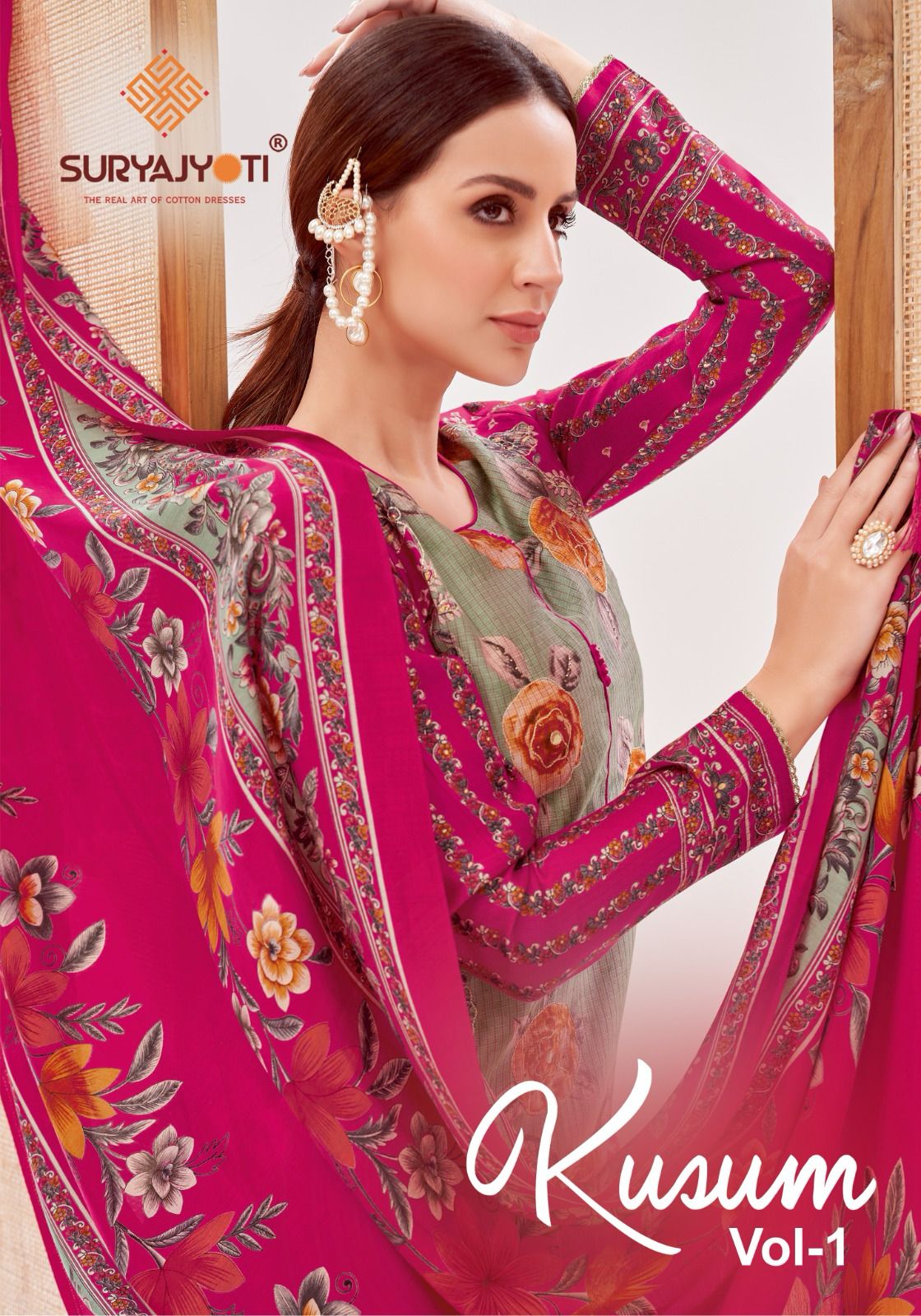 Kusum Vol 1 Suryajyoti Swarovski Pant Style Suits Wholesaler