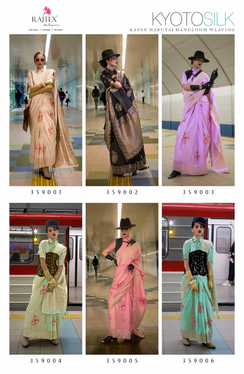 Kyoto Rajtex Habutai Silk Sarees Wholesale Price