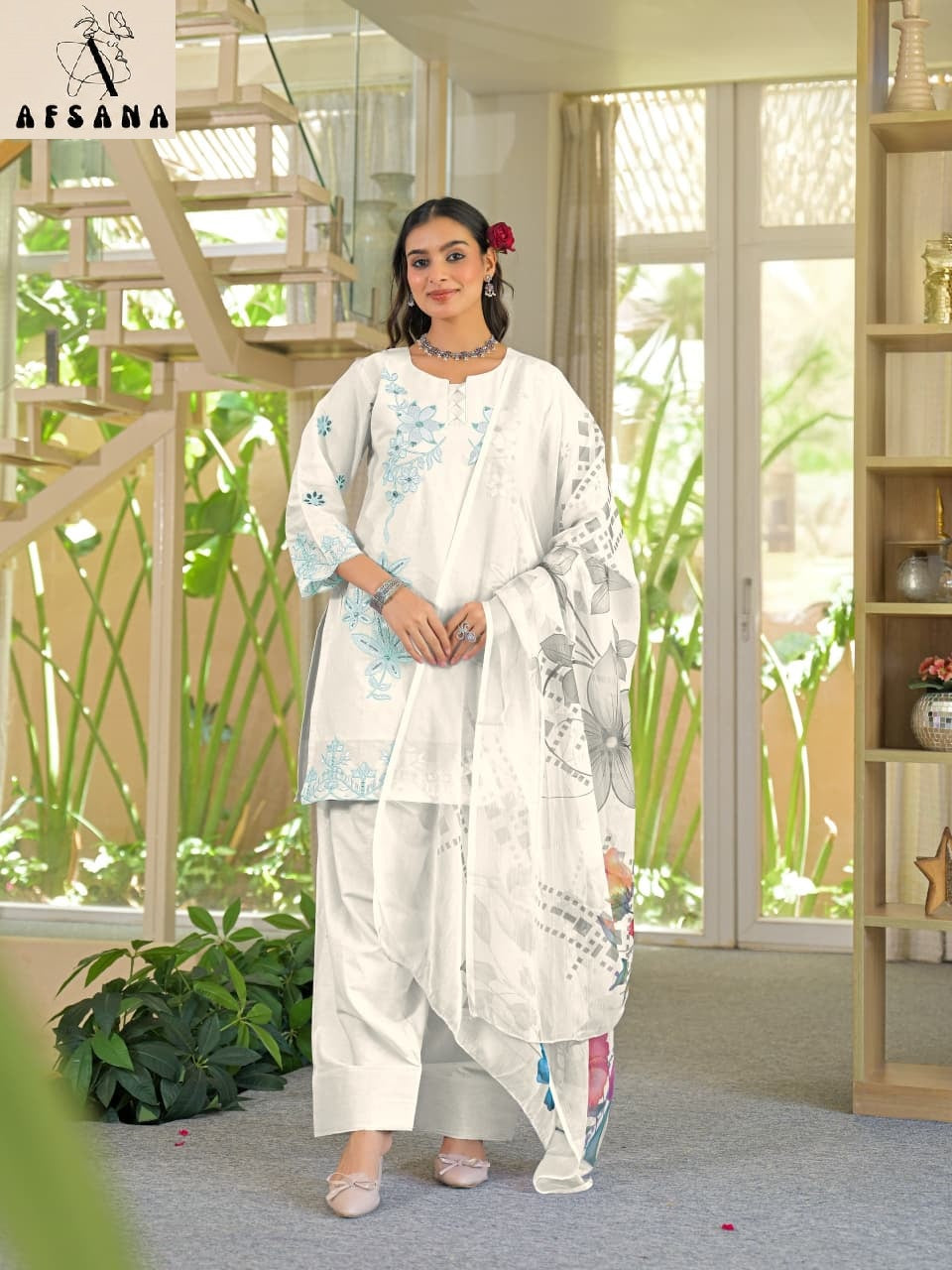 Laila Farshi Afsana Cotton Pakistani Readymade Suits Wholesale Price