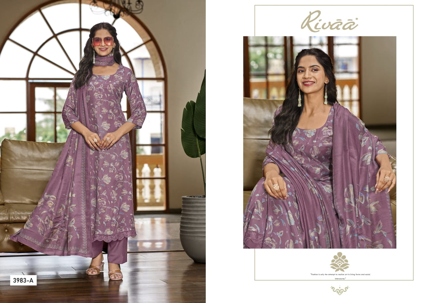 Sinhan Aksr Roman Silk Readymade Plazzo Style Suits Supplier
