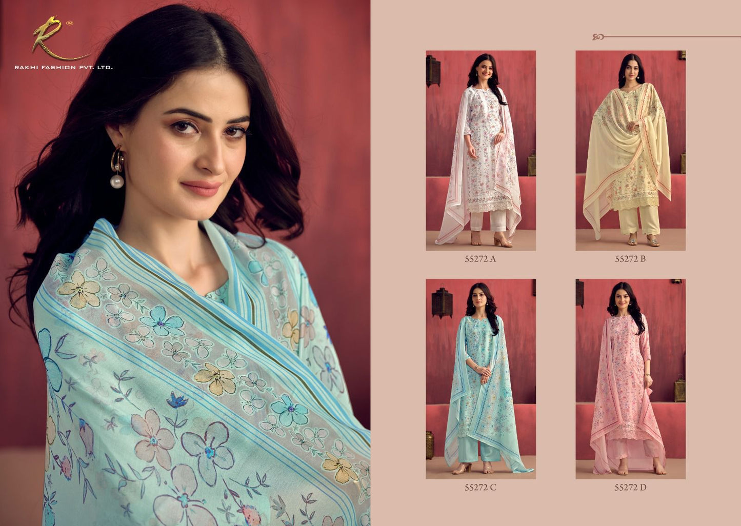 Larisha Rakhi Fashion Viscose Modal Pant Style Suits