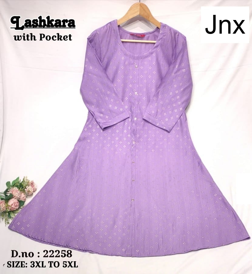 Lashkara 1303 Jnx Vertican Plus Size Kurtis Wholesale