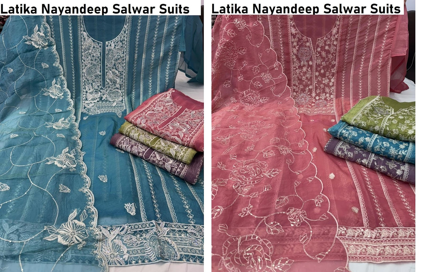 Latika Nayandeep Gold Crush Salwar Suits Manufacturer Ahmedabad