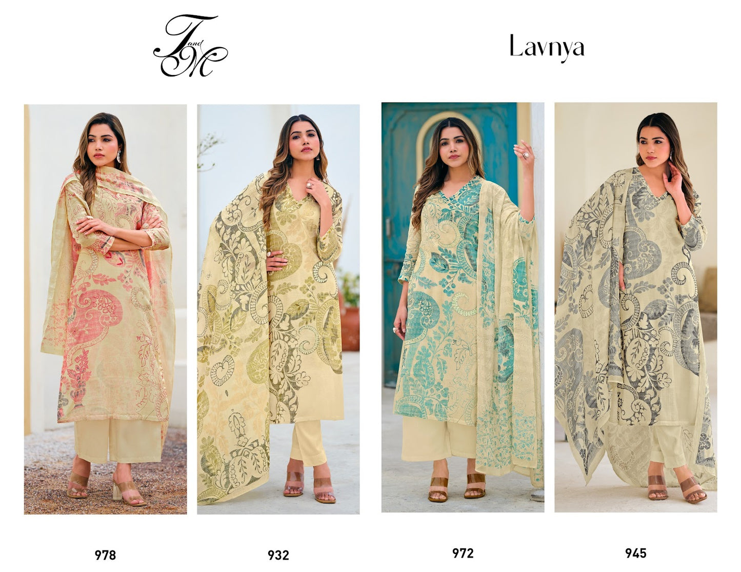 Lavanya Tm Linen Pant Style Suits Exporter India