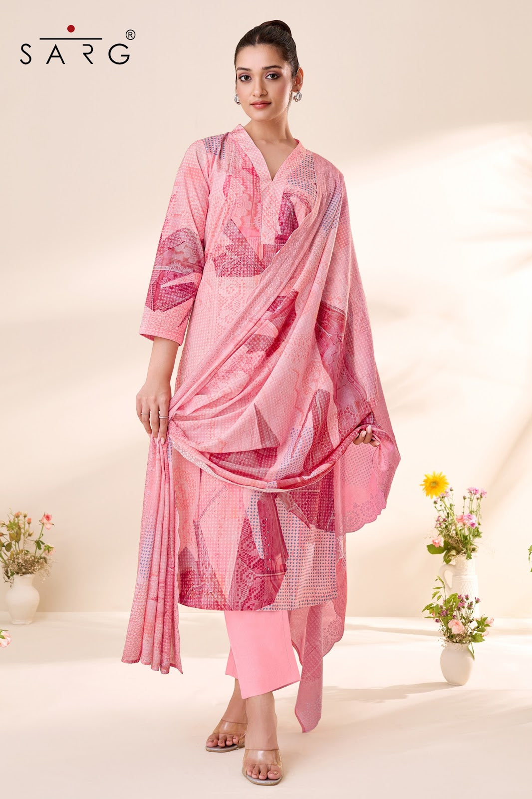 Layra Sarg Pure Cotton Pant Style Suits Exporter Gujarat