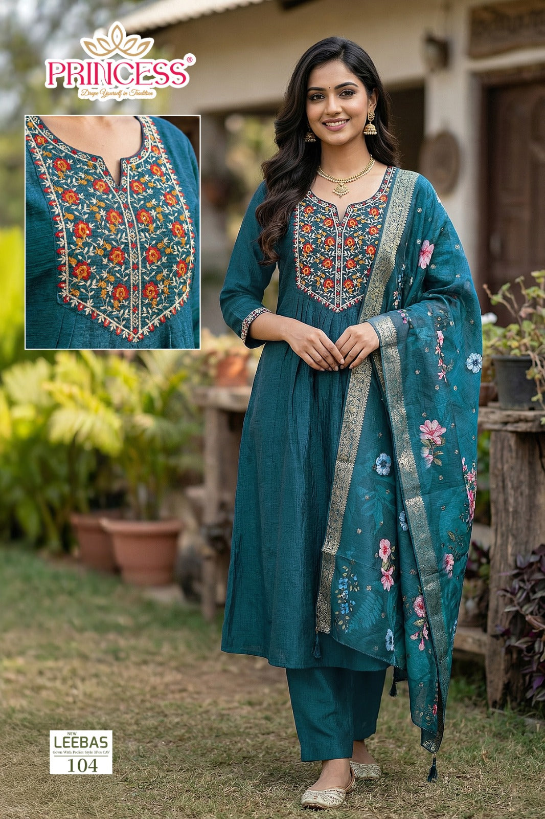 Leebas Princess Creation Berlin Readymade Pant Style Suits Exporter India