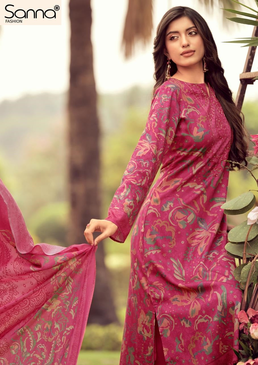 Leif Sanna Fashion Jam Cotton Pant Style Suits Manufacturer India