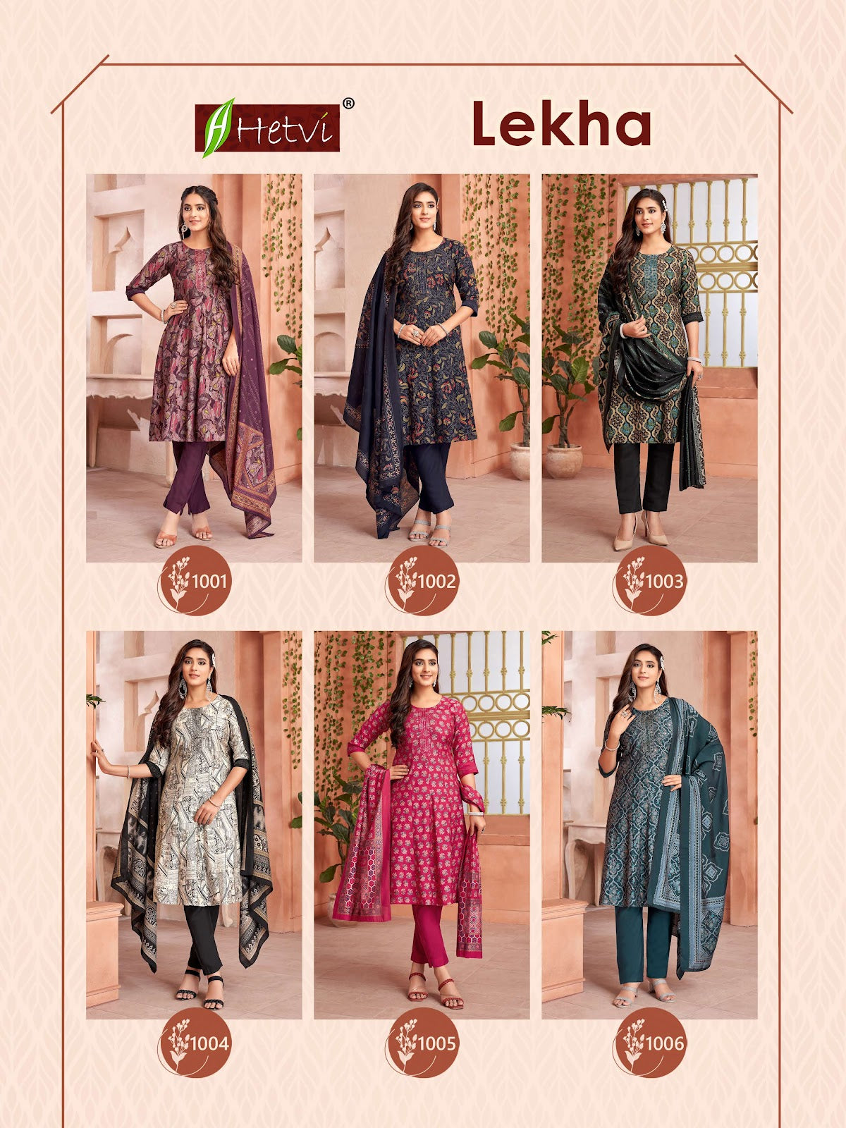 Lekha Hetvi Chanderi Modal Readymade Pant Style Suits Supplier Ahmedabad