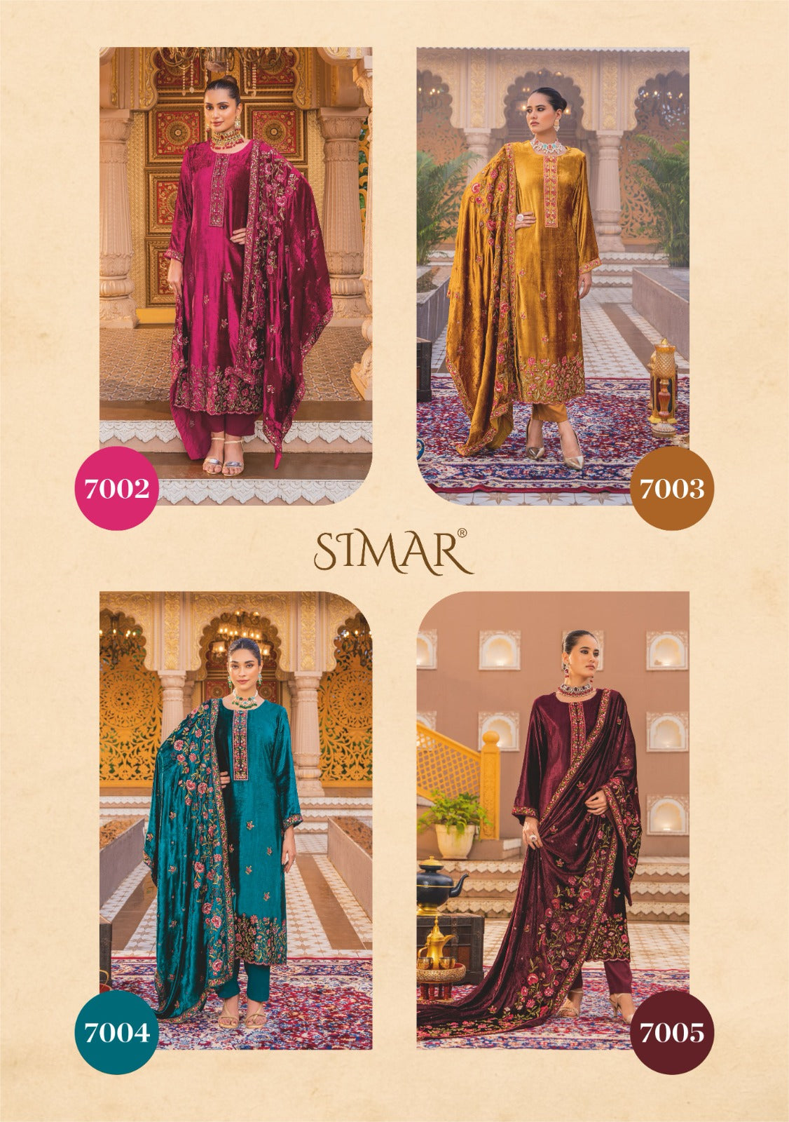 Libas E Khaas Simar Viscose Velvet Suits Manufacturer Gujarat