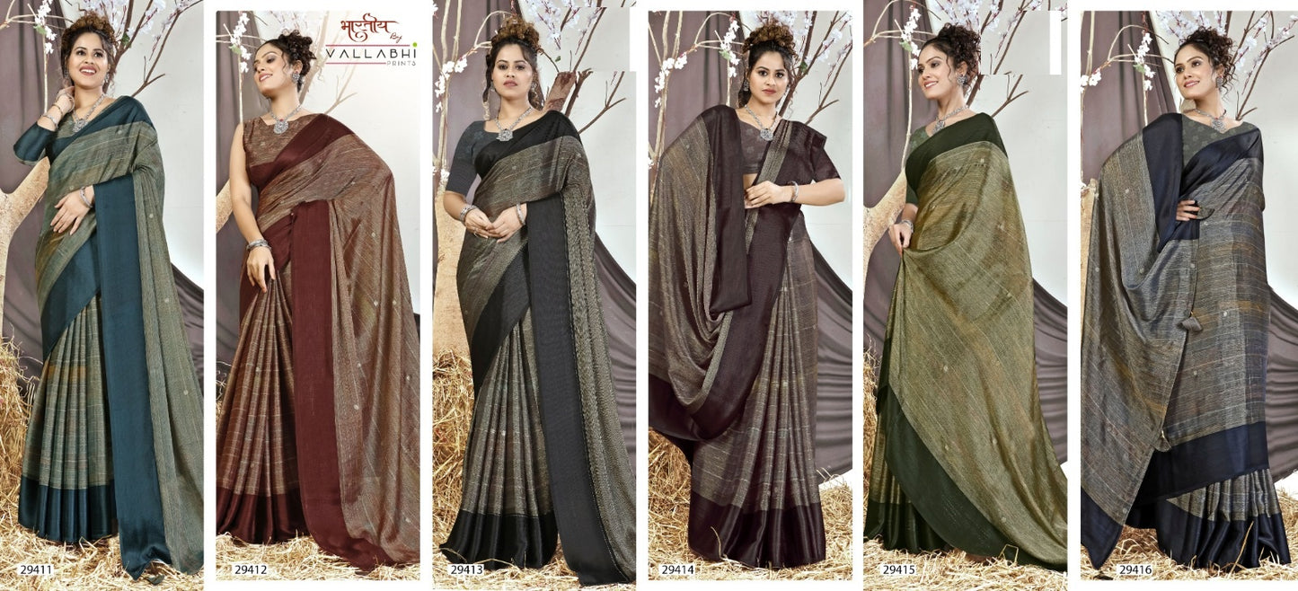 Liliana 2 Vallabhi Prints Brasso Sarees Exporter Ahmedabad
