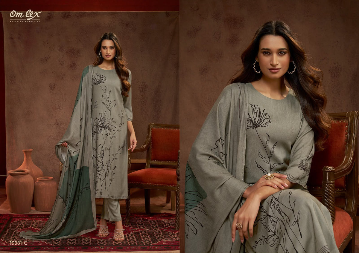 Lisette Omtex Pashmina Suits Manufacturer India