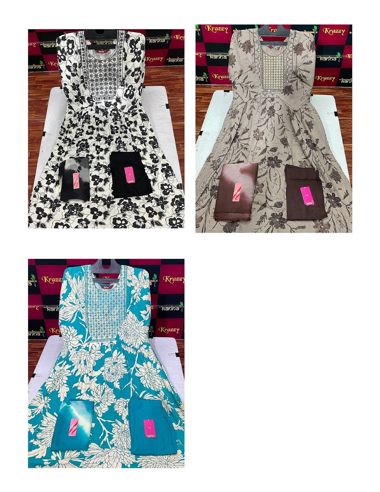 Liva Asman 0107 Kanha Reyon Readymade Anarkali Suits Manufacturer Ahmedabad