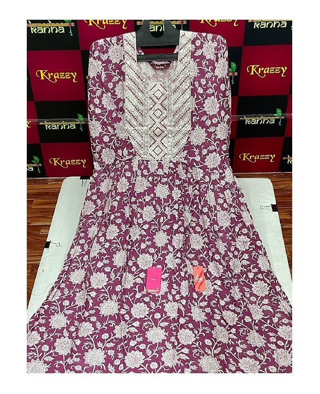 Liva Hiral 1507 Kanha Reyon Kurti With Pocket Manufacturer India
