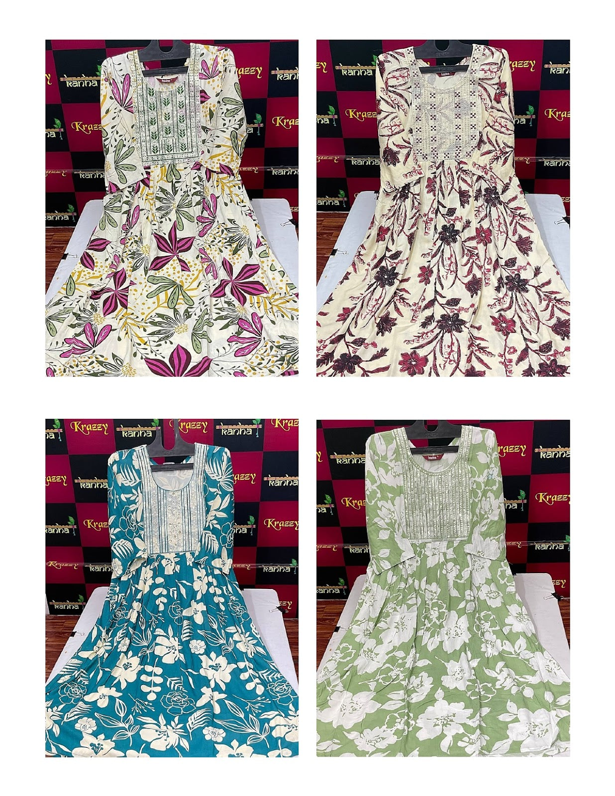 Liva Hiral Kanha Reyon Kurti With Pocket Exporter Ahmedabad