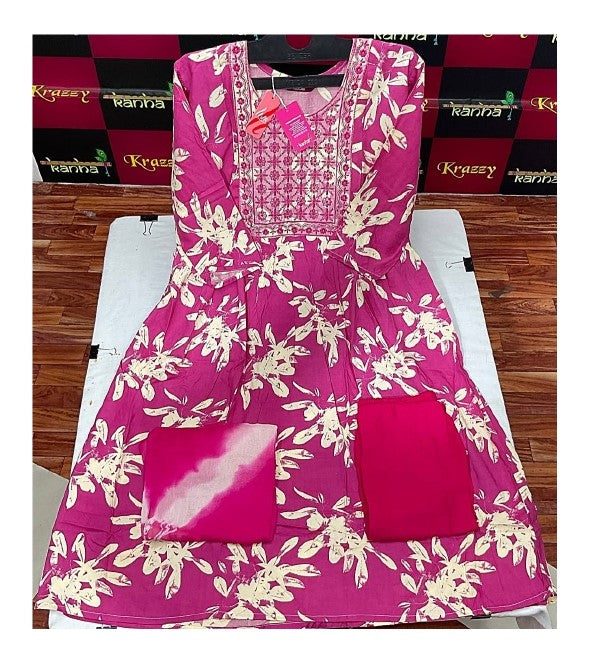 Liva Queen Feeding Kanha Reyon Readymade Pant Style Suits Wholesaler India