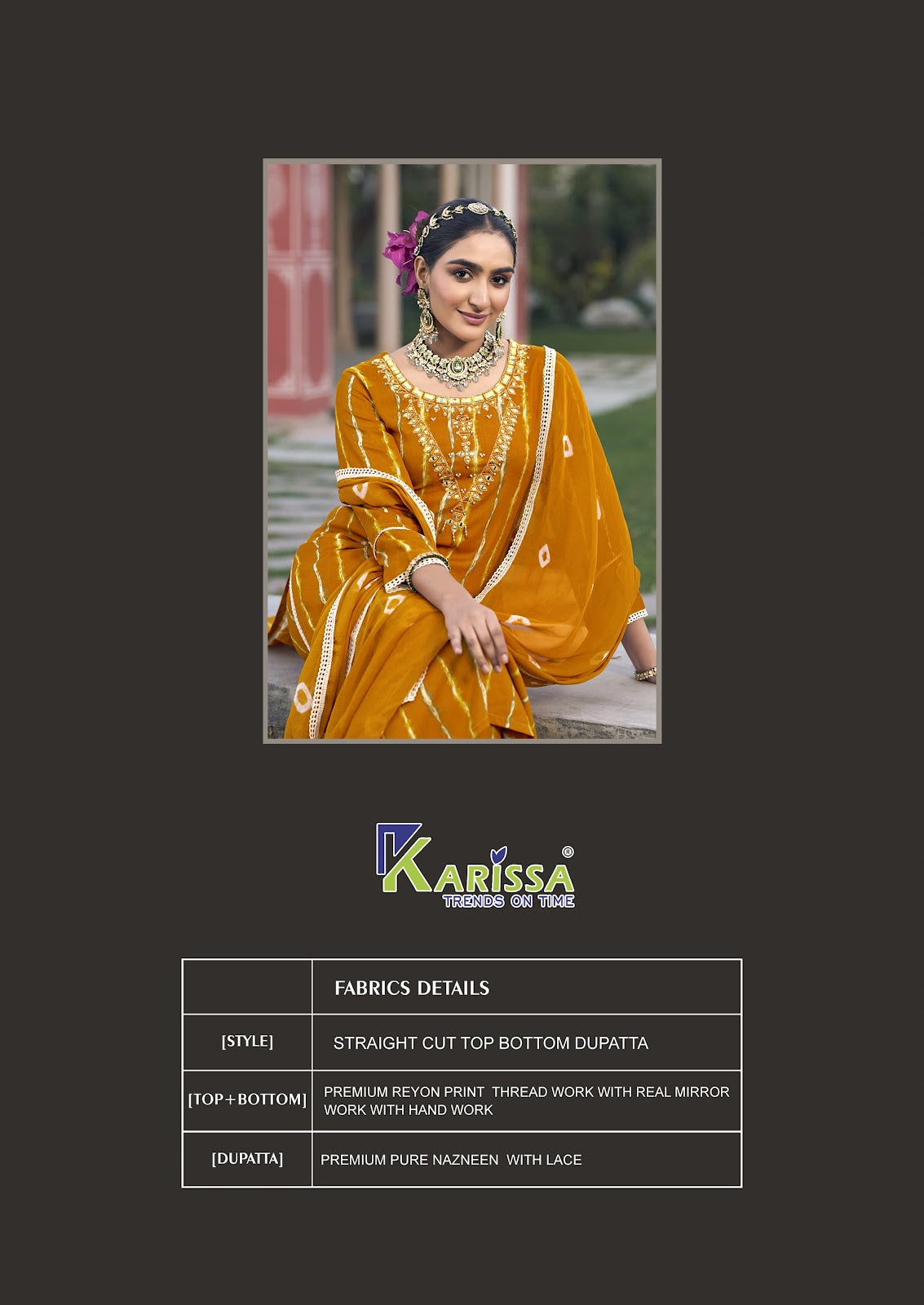 Lizaa Karissa Liva Rayon Readymade Suits Supplier India