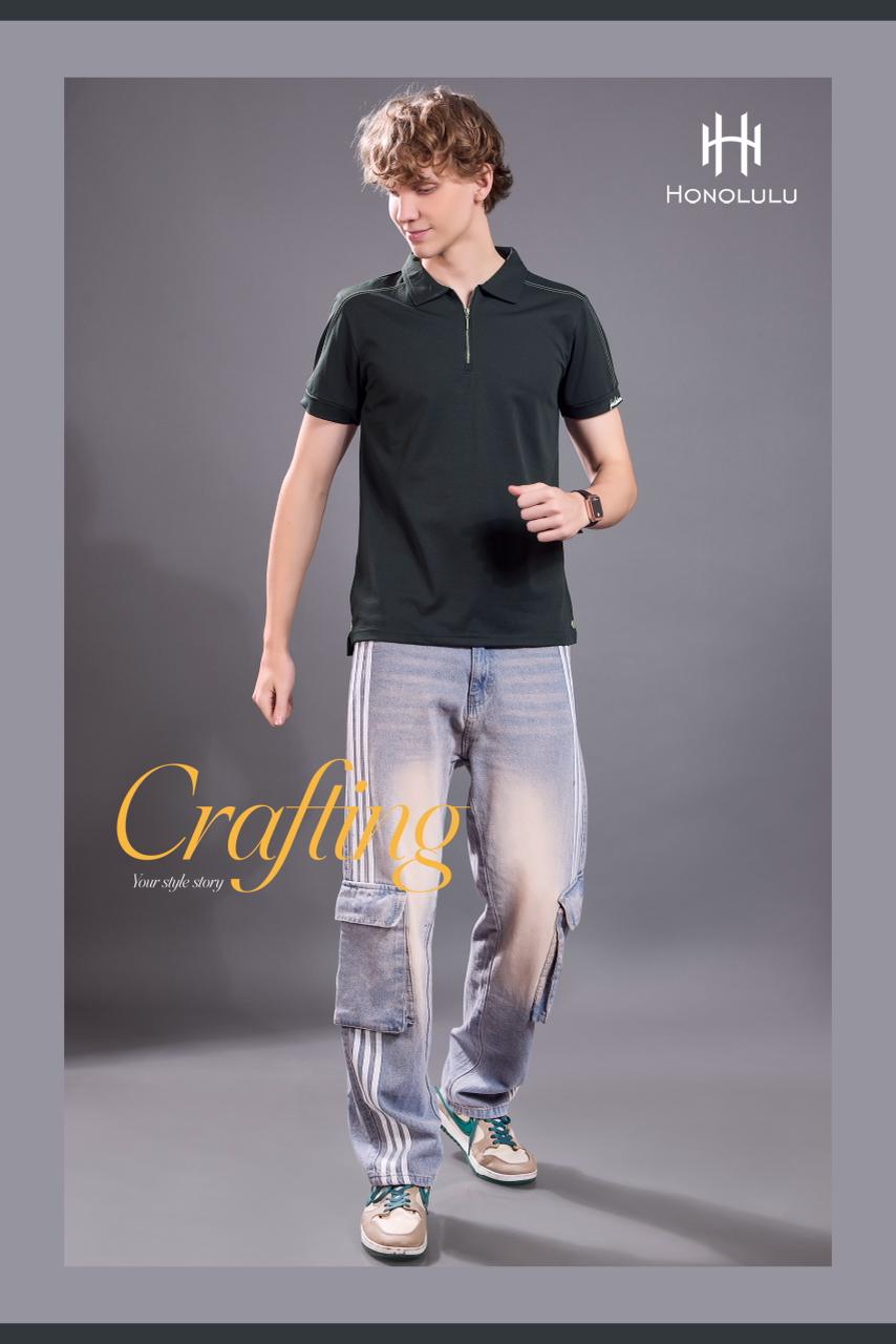 Lot No 1327 Honolulu Acrylic Knit Mens Tshirts Wholesale Price