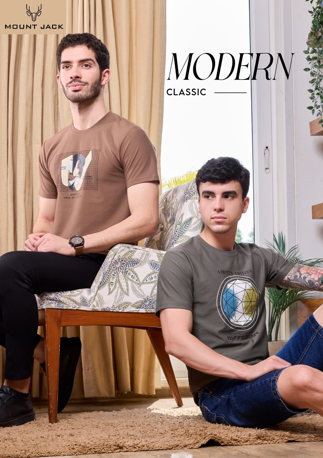 Lot No 2071-2078 Mount Jack Knit Lycra Mens Tshirts Supplier India