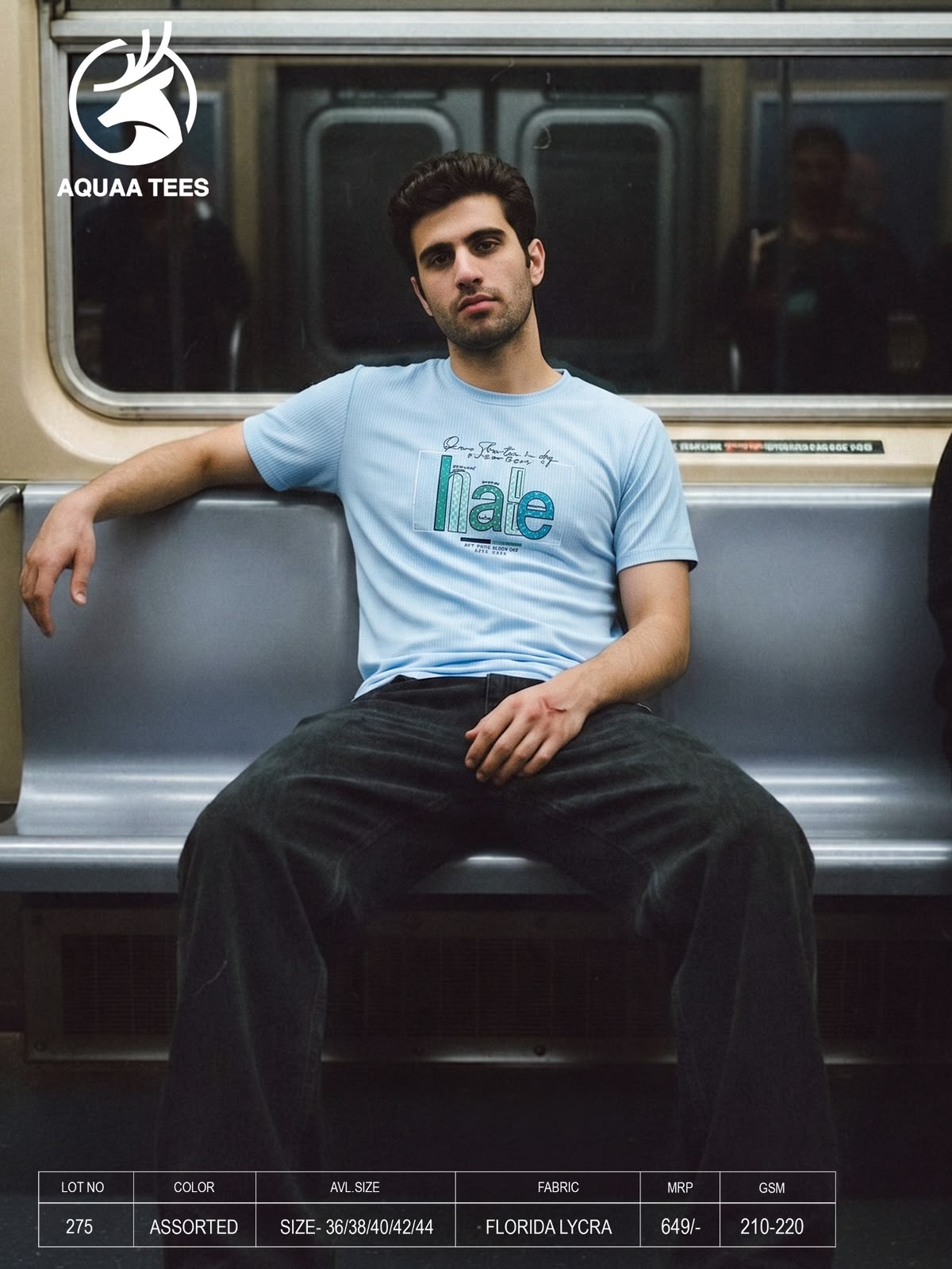 Lot No 275 4 Way Aquaa Tees Imported Mens Tshirts Wholesale