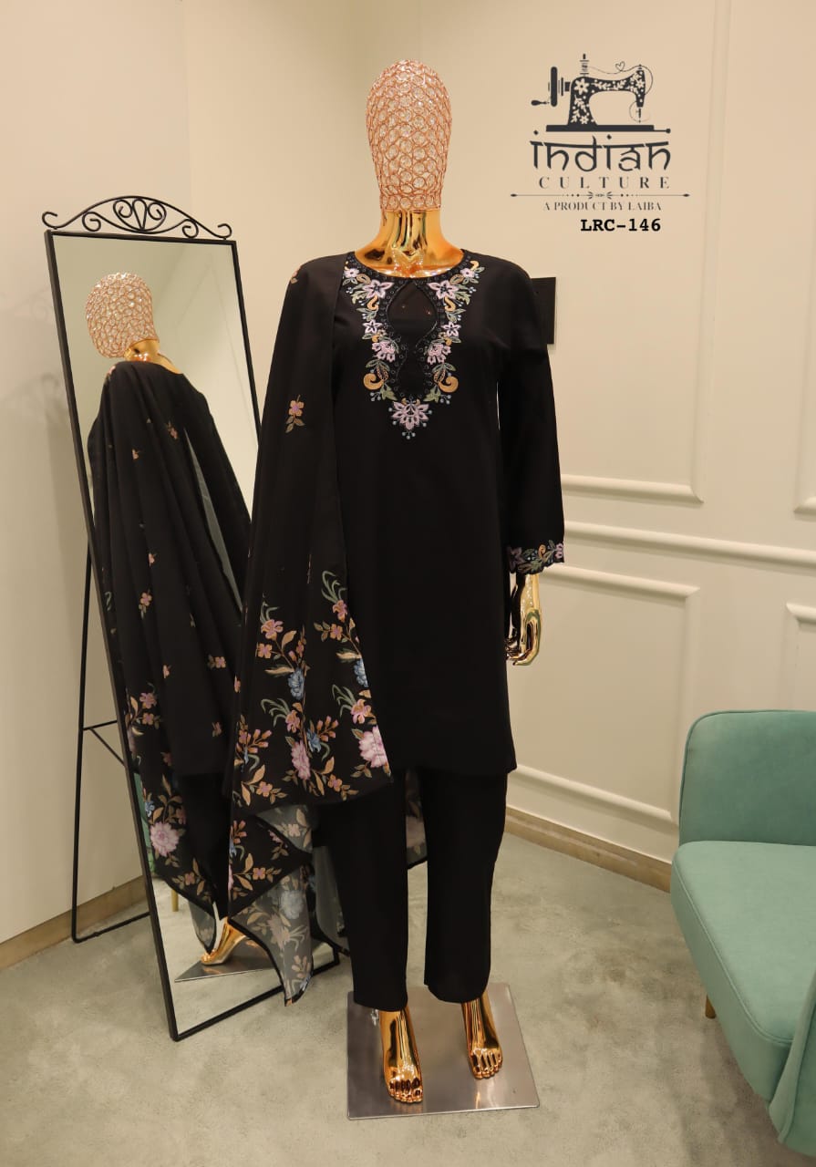 Lrc-146 Indian Culture Cotton Readymade Pant Style Suits Wholesale Price