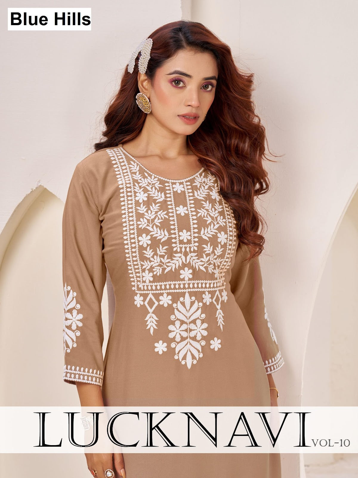 Lucknavi Vol 10 Blue Hills Rayon 14Kg Co Ord Set Wholesale Rate