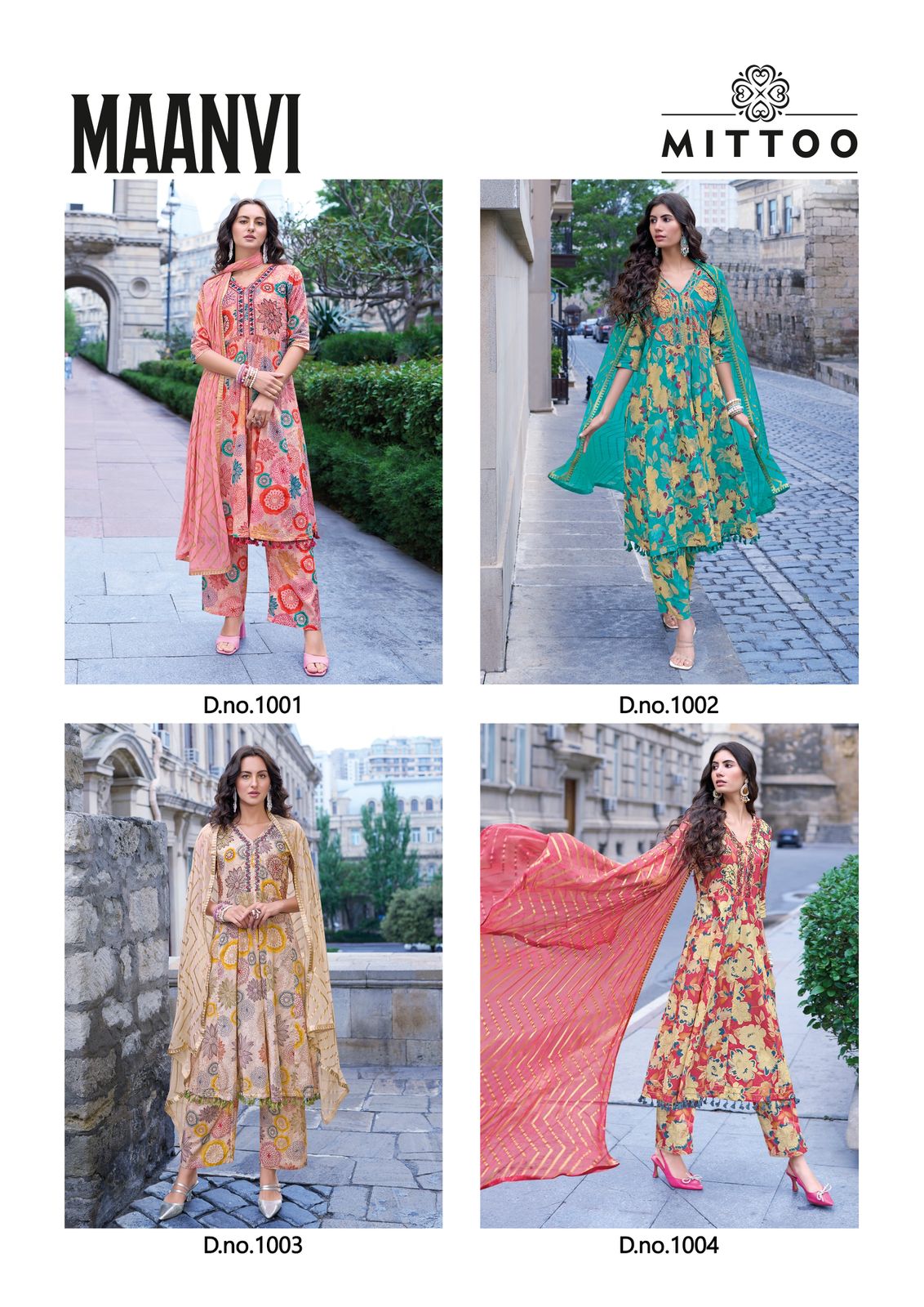 Maanvi Mittoo Mul Cotton Readymade Pant Style Suits Exporter Gujarat