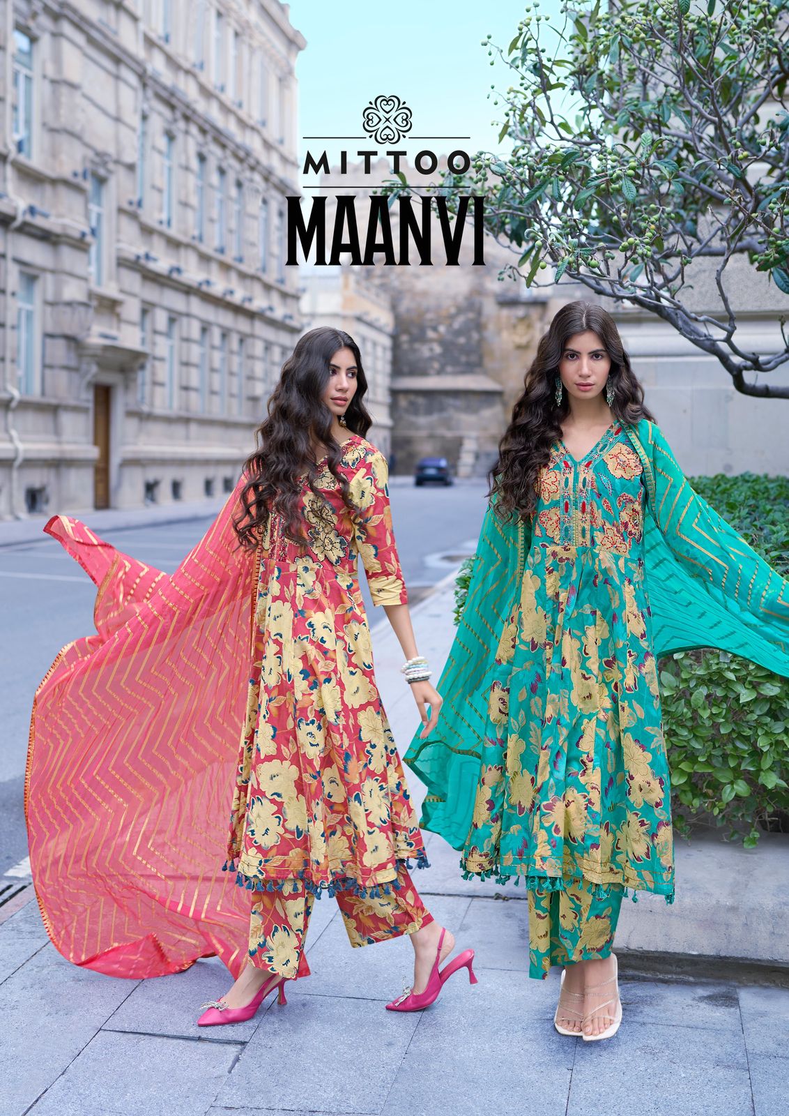Maanvi Mittoo Mul Cotton Readymade Pant Style Suits Exporter Gujarat