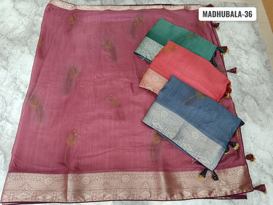 Madhubala 36 Kalpveli Linen Sarees Wholesaler India
