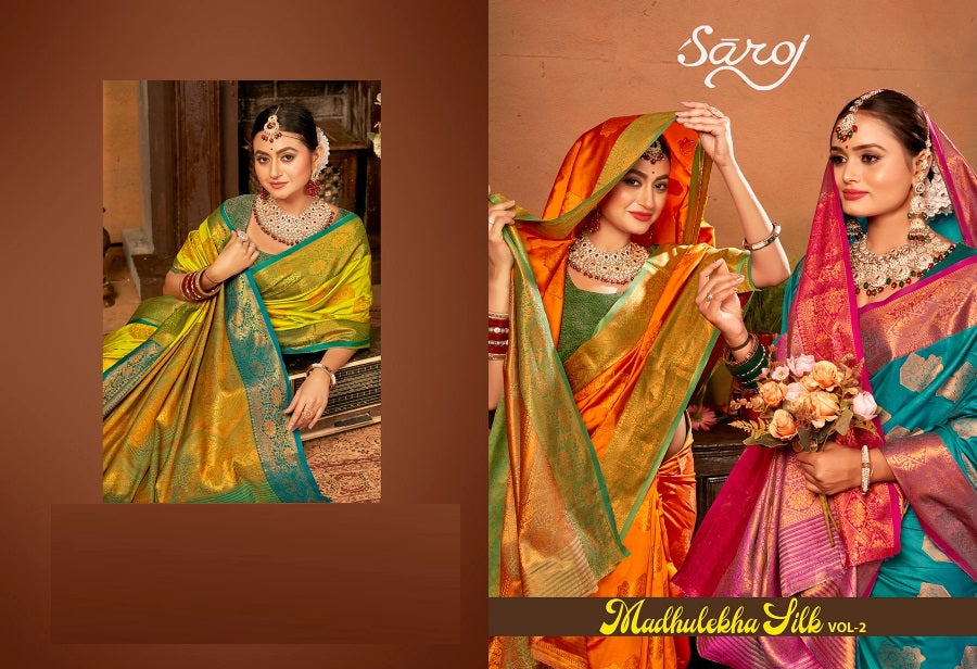 Madhulekha Silk Vol 2 Saroj Sarees Exporter India