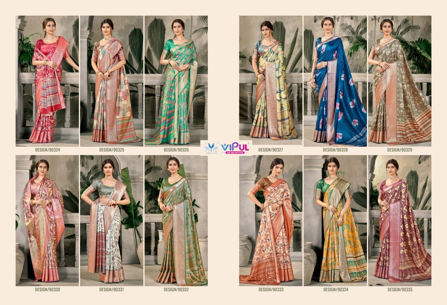 Madhura Vol 2 Vipul Silk Sarees Wholesale Rate