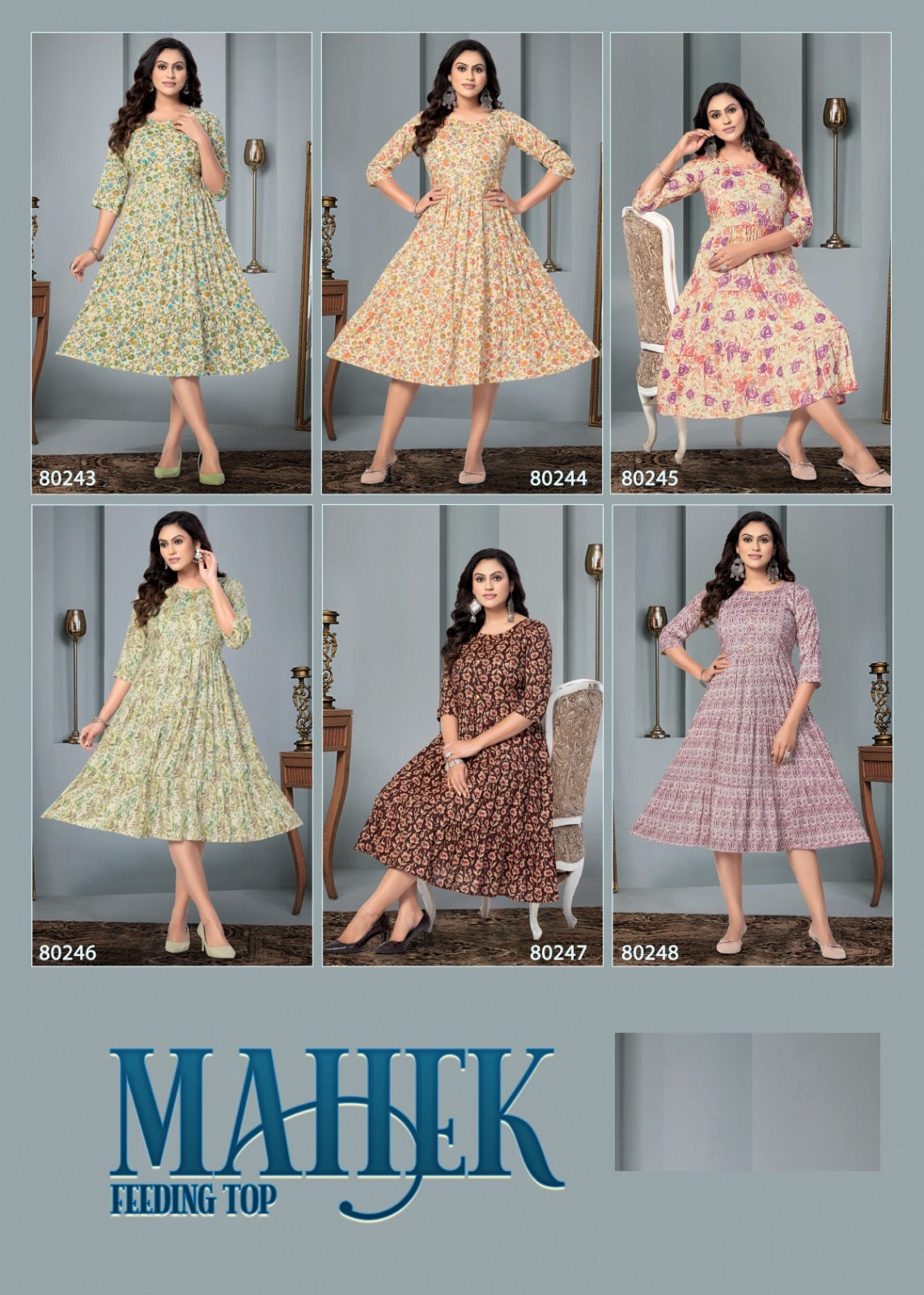 Mahek Mayra Capsule Feeding Kurtis Wholesaler