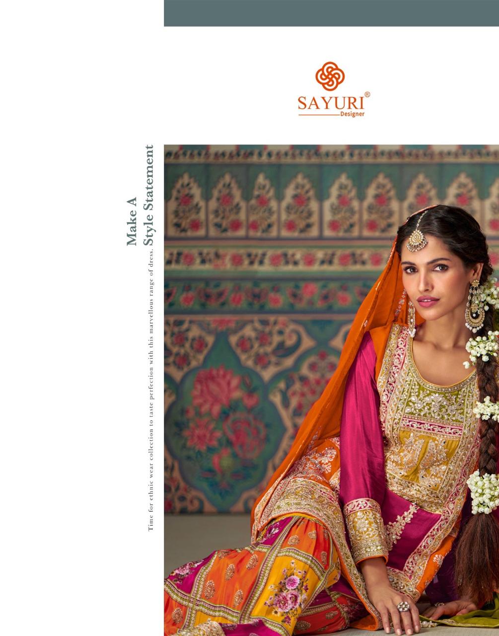 Mahi Pro Sayuri Chinon Silk Readymade Suits Exporter India