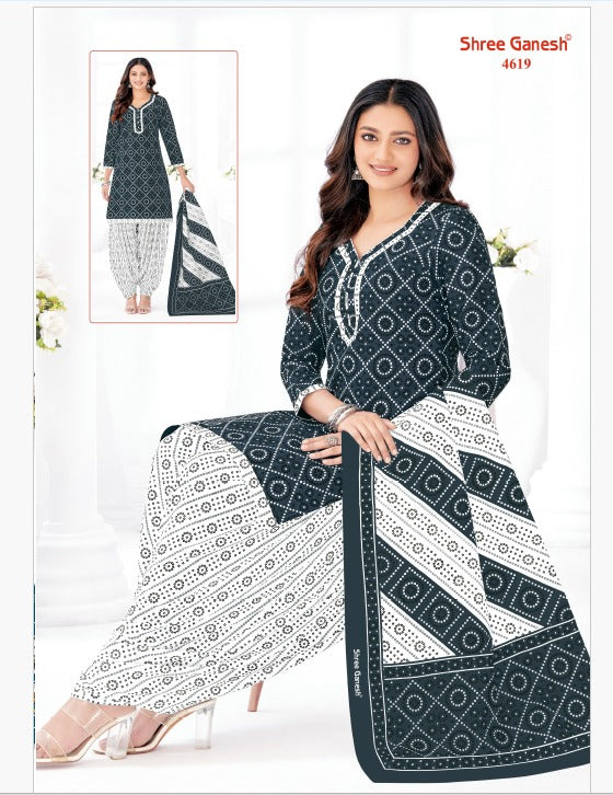 Mahira Vol 19 Patiyala Special Shree Ganesh Cotton Dress Material Wholesale Price