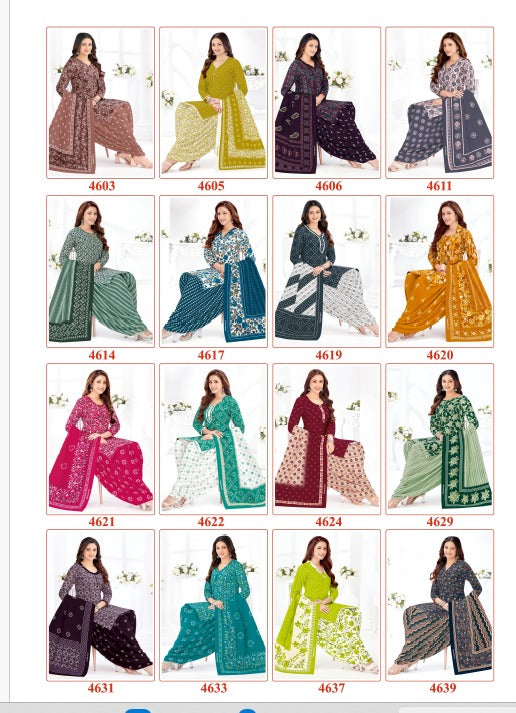 Mahira Vol 19 Patiyala Special Shree Ganesh Cotton Dress Material Wholesale Price