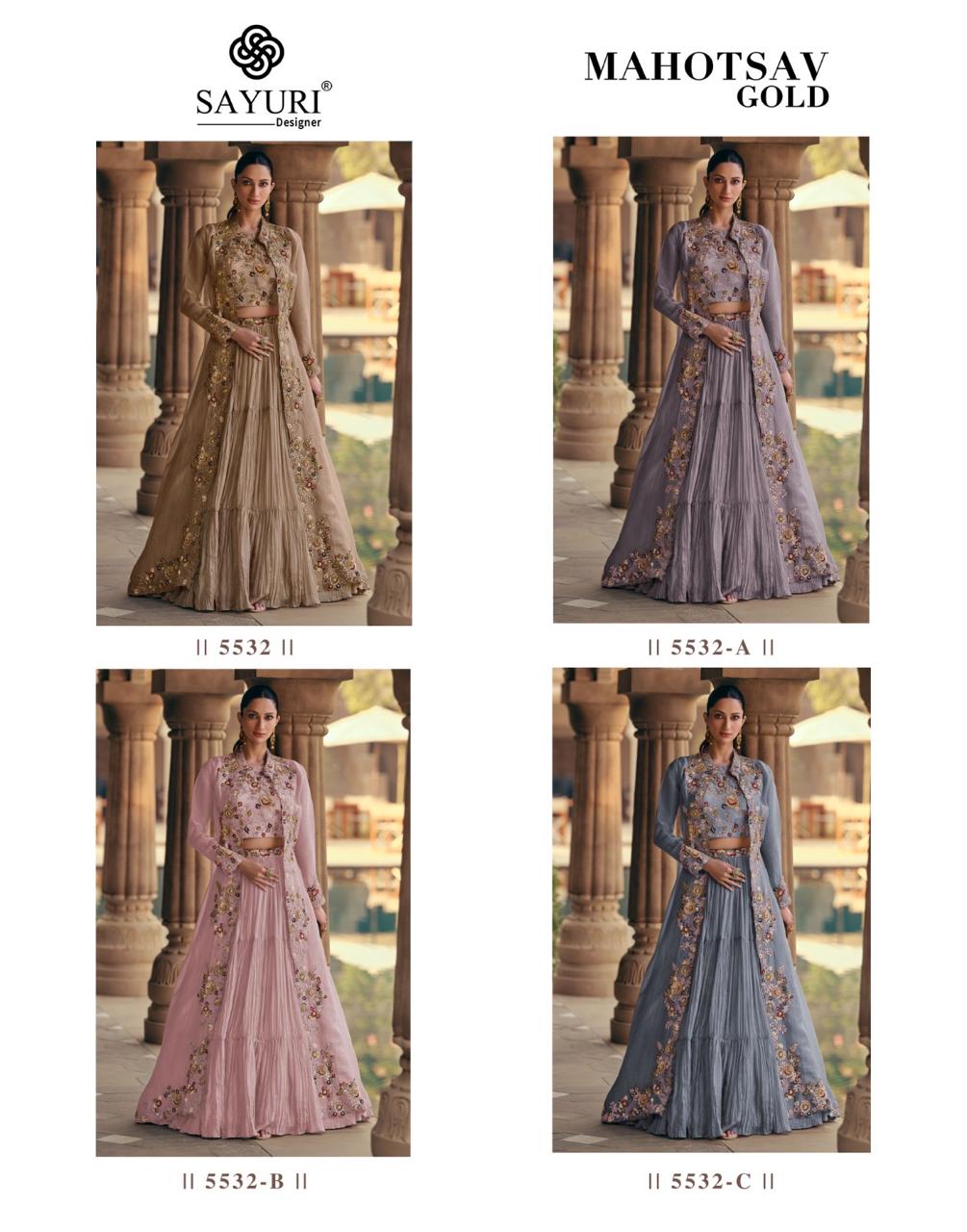 Mahotsav Gold Sayuri Readymade Lehenga Choli Wholesaler
