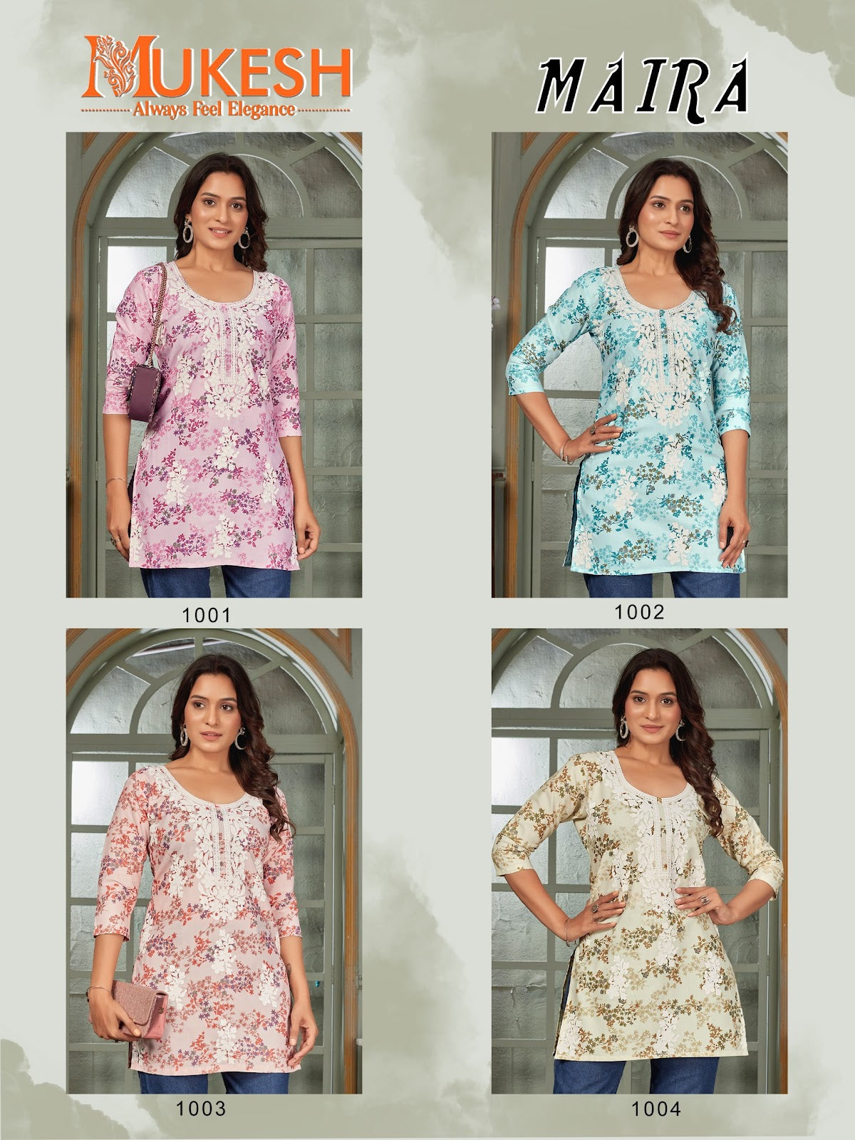 Maira Mukesh Banwery Pure Cotton Short Kurtis Exporter