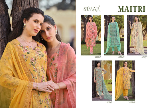 Maitri Simar Pure Lawn Pant Style Suits