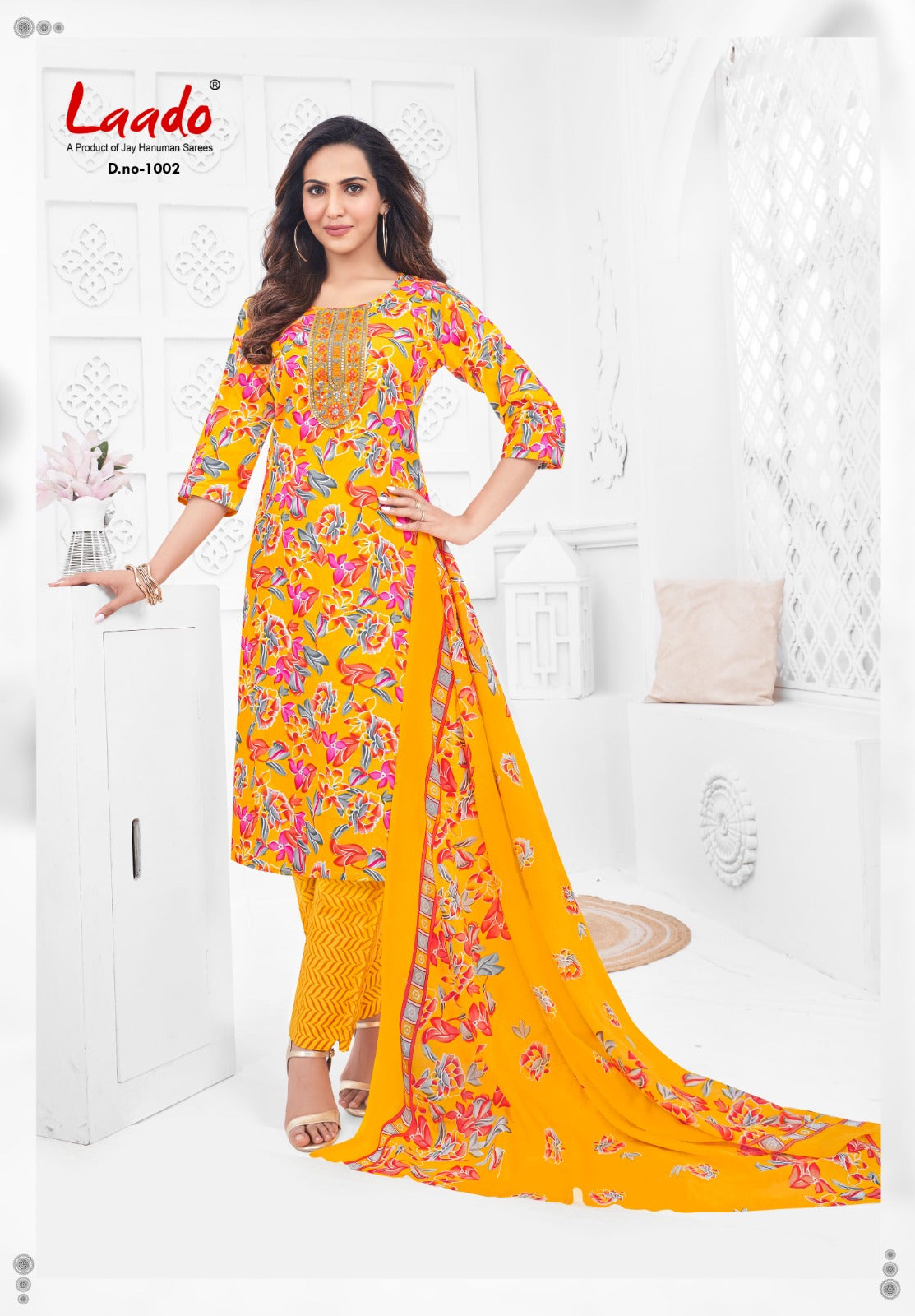 Malika Vol 1 Laado Readymade Cotton Pant Suits Manufacturer Ahmedabad