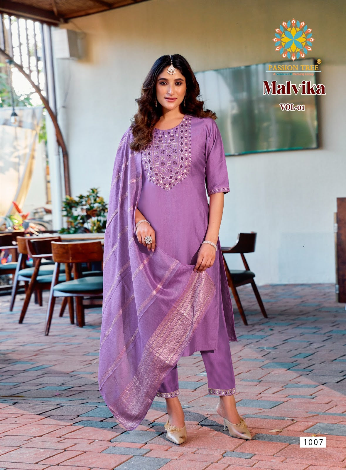 Malvika Vol 1 Passion Tree Vetican Silk Readymade Suits Exporter Gujarat