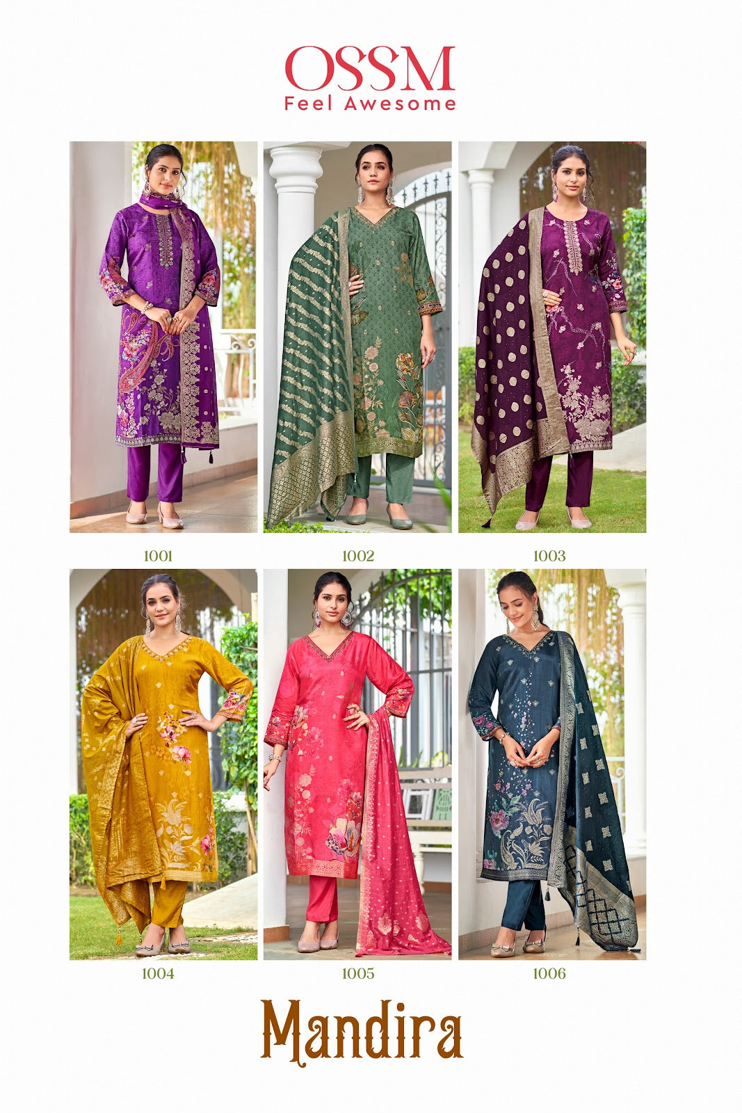 Mandira Ossm Dola Silk Readymade Pant Style Suits Wholesaler Ahmedabad