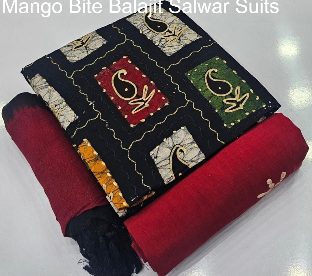 Mango Bite Balajit Cotton Salwar Suits Wholesaler Ahmedabad