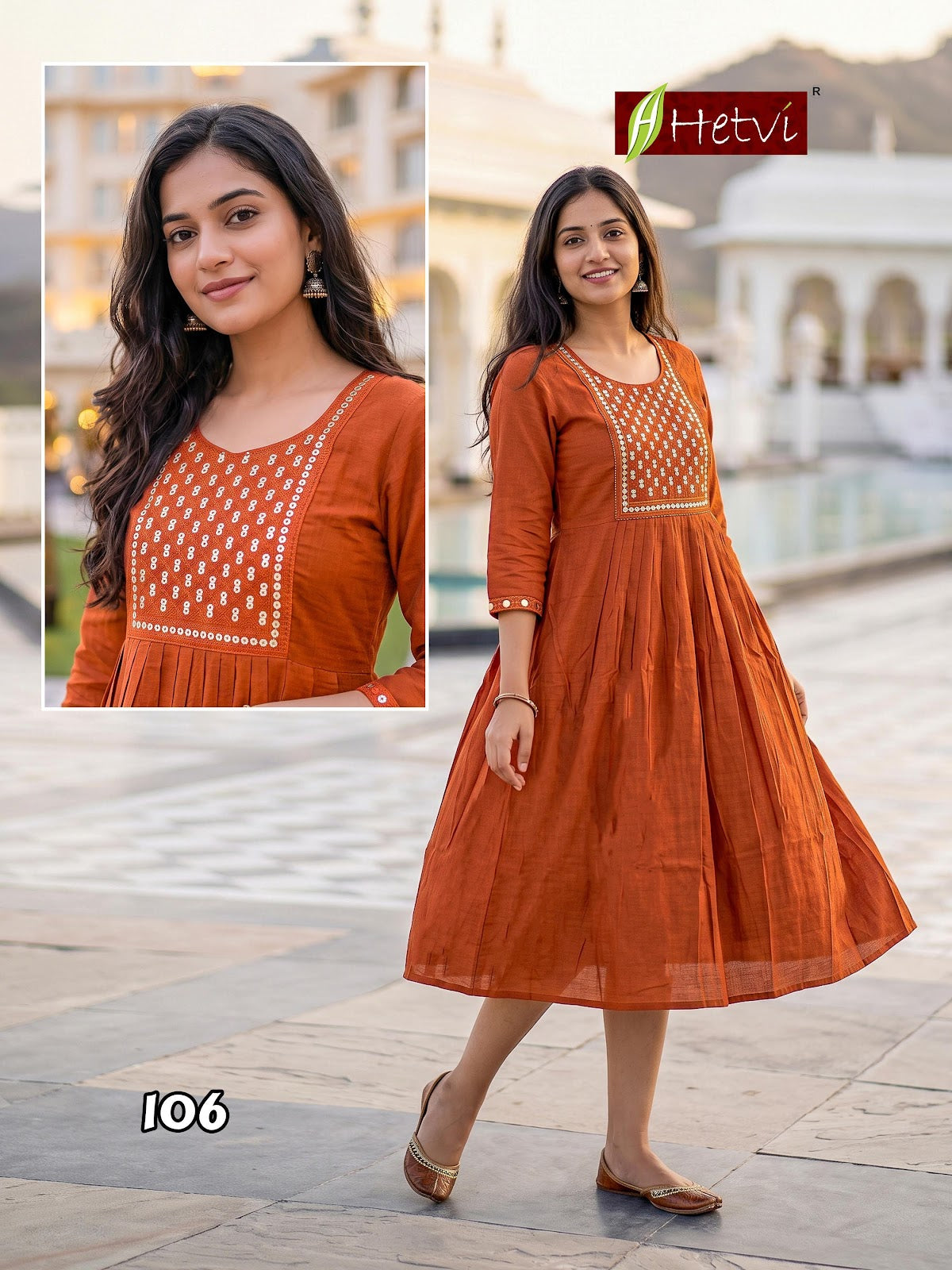 Manisha Hetvi Vertican Anarkali Kurtis Manufacturer Gujarat