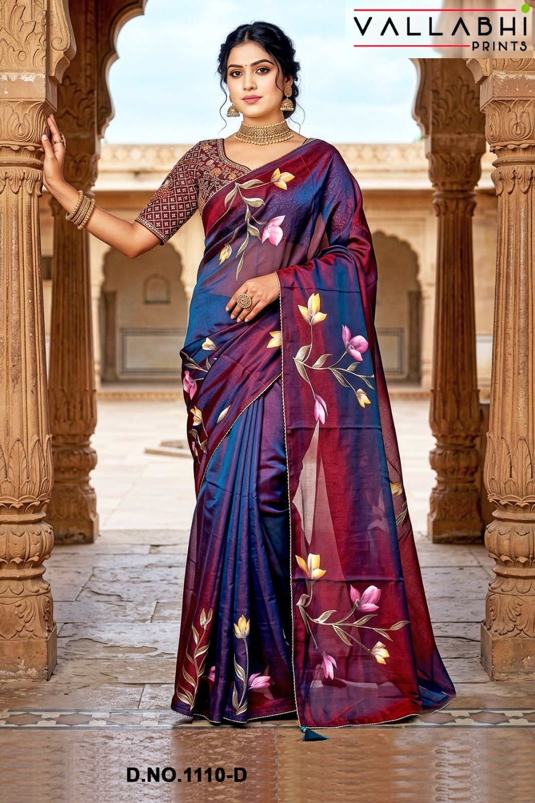 Manshika Vol 10 Vallabhi Prints Sarees Exporter Gujarat