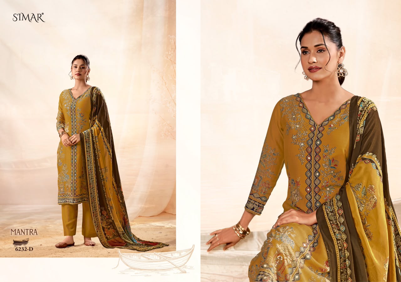 Mantra Simar Lawn Cotton Pakistani Salwar Suits Exporter