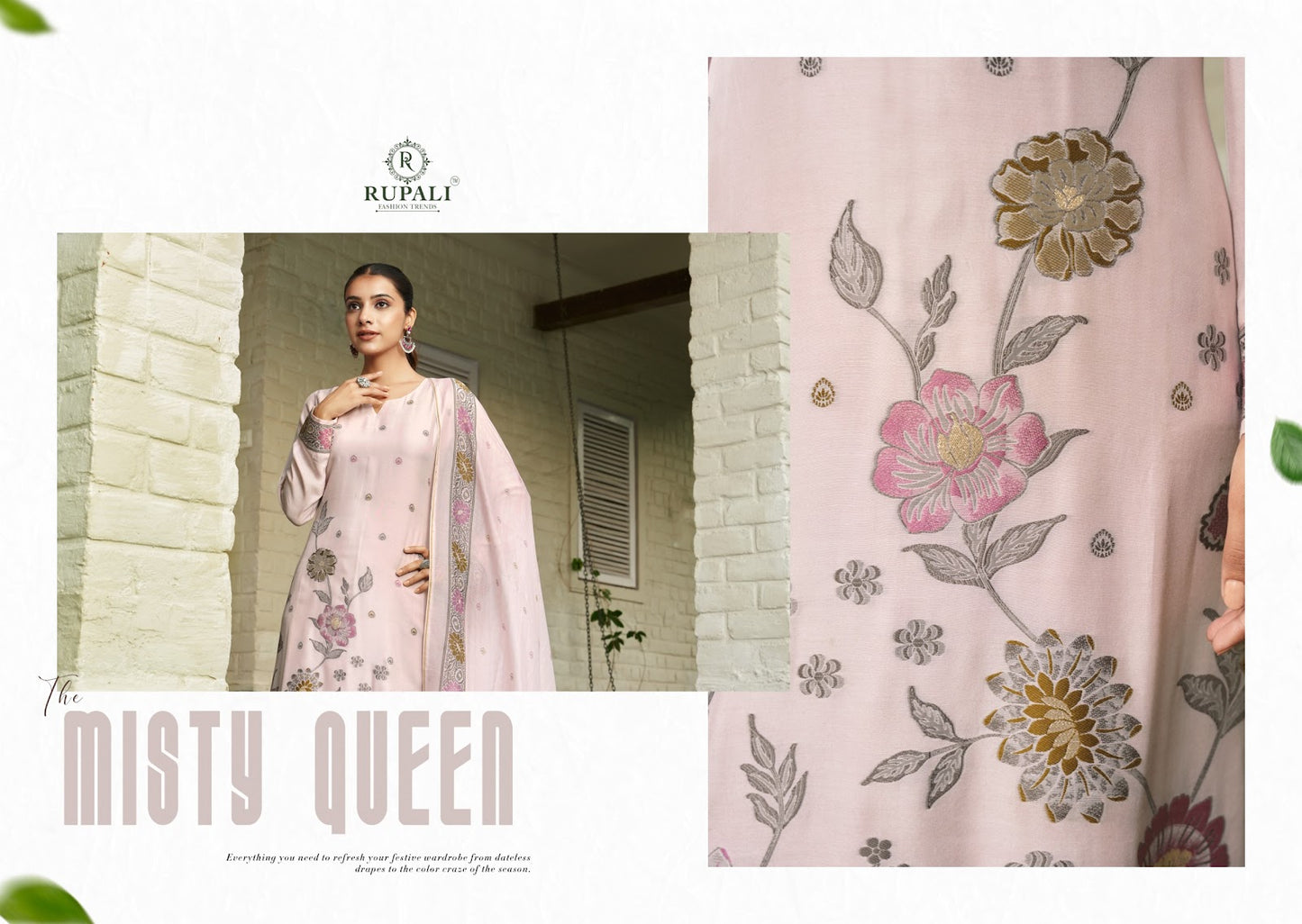 Manvika Rupali Muslin Pant Style Suits Supplier