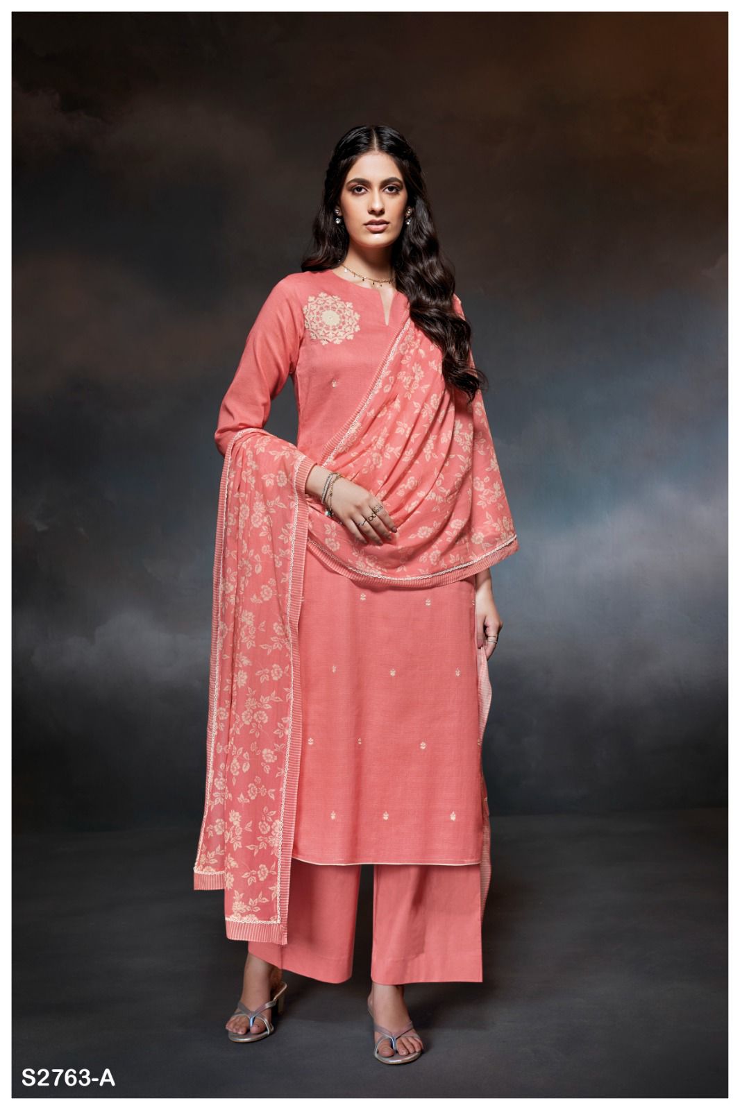 Maren S2763 Ganga Cotton Plazzo Style Suits Supplier