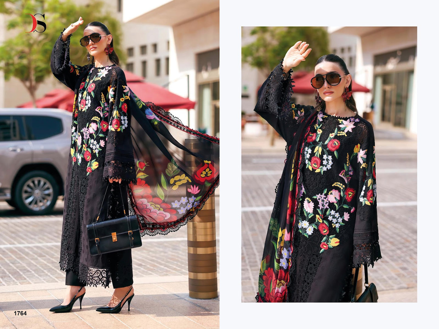 Maria B 3 Nx Premium Embroidered Deepsy Cotton Pakistani Patch Work Suits Wholesaler Ahmedabad