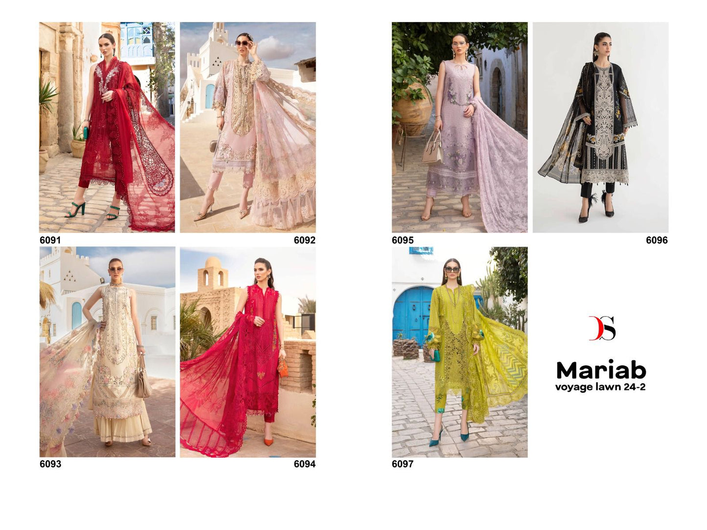 Maria B Voyage Lawn 24-2 Deepsy Pure Cotton Pakistani Patch Work Suits Manufacturer