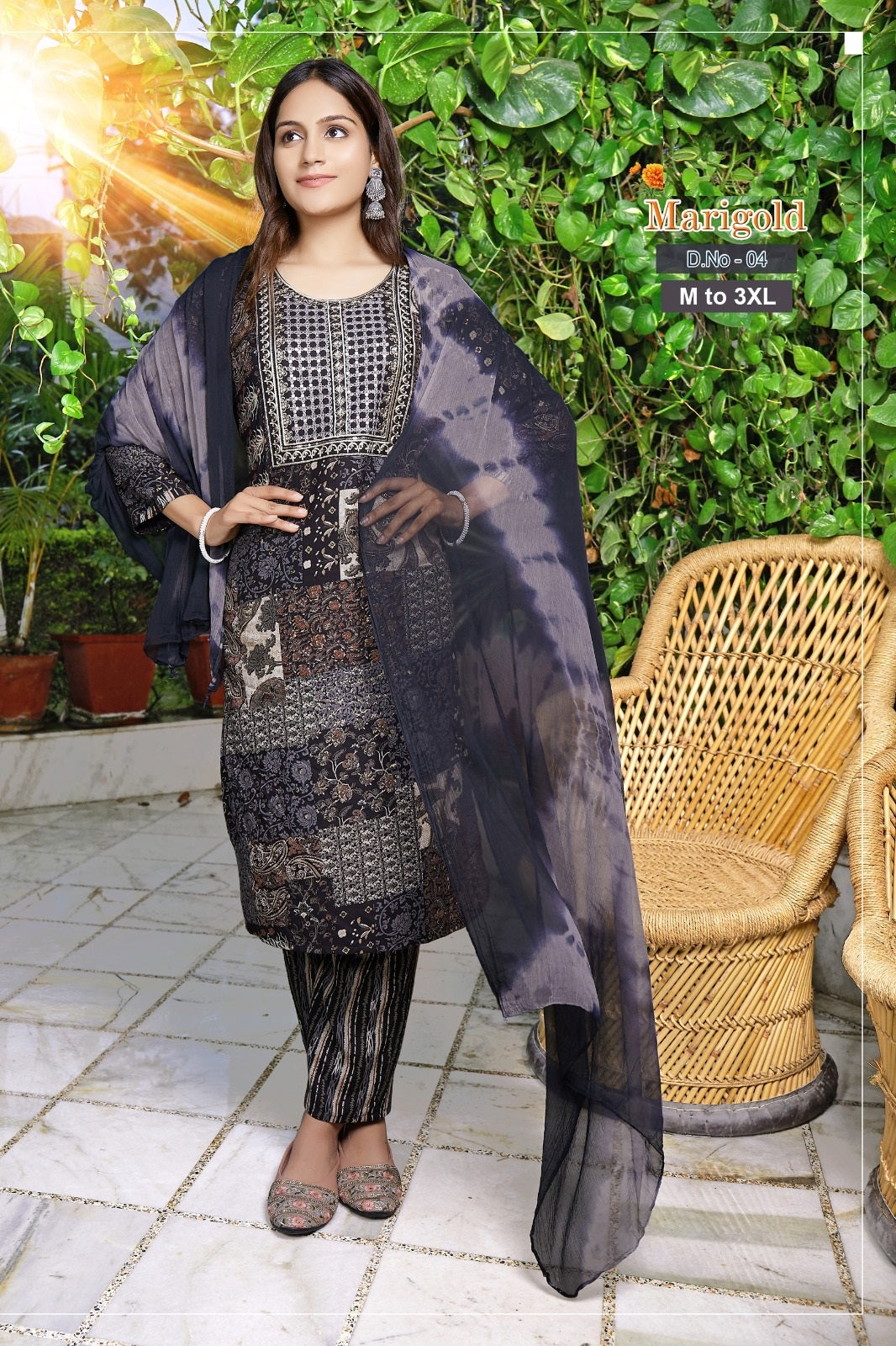 Marigold Jnx Rayon Readymade Pant Style Suits Exporter Gujarat